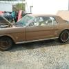 1965 Ford Mustang before restoration.